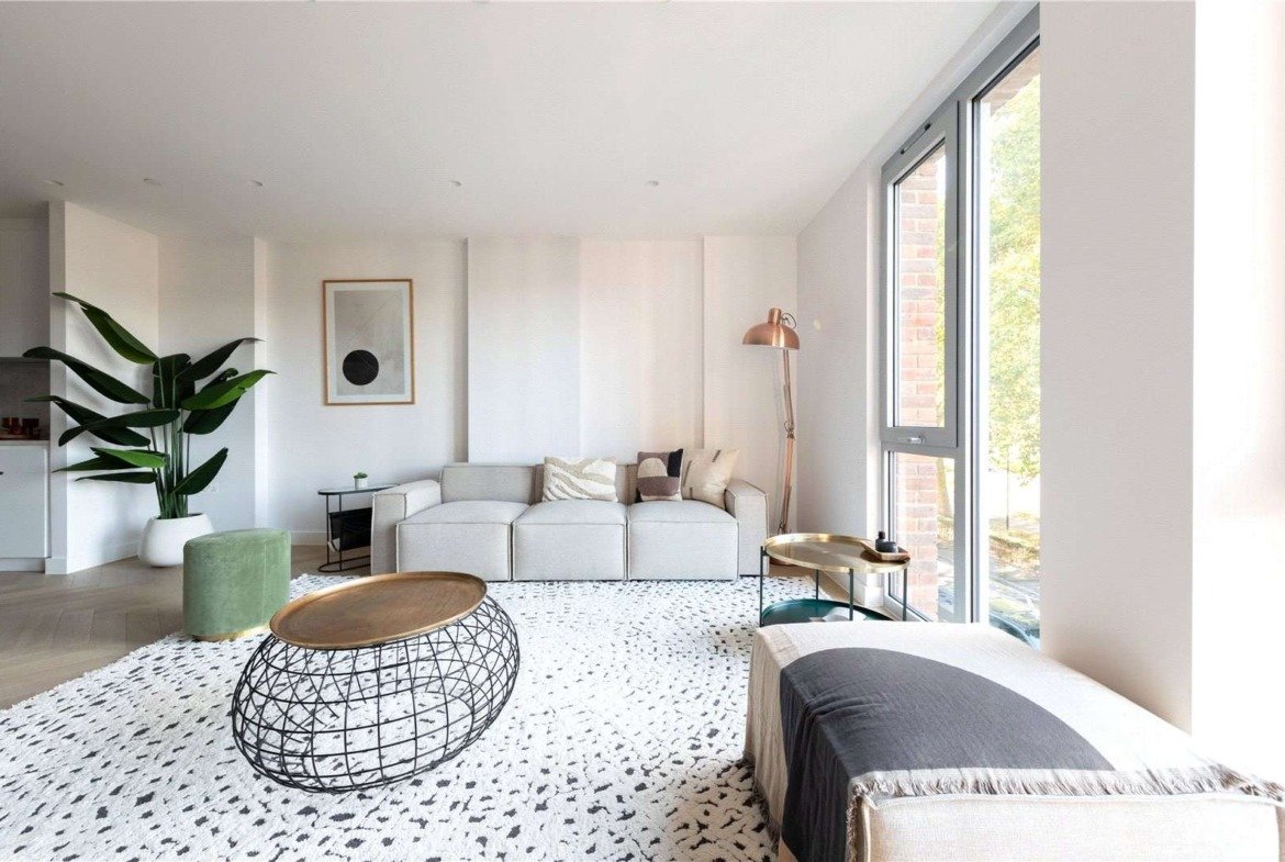 Parkhaus London E5 Hackney Open Plan Living Room Floor To Ceiling Windows