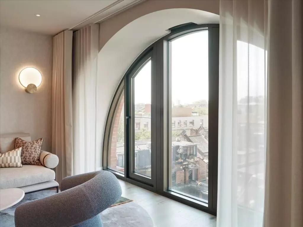 Powerhouse Chelsea Waterfront Arched Window Loft Apartment Interior London Sw10 0js