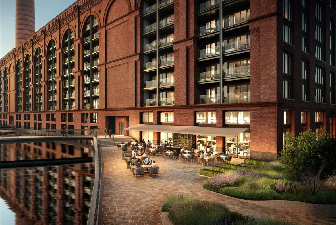 Powerhouse Chelsea Waterfront Chelsea London Sw10 Waterside Restaurant Cafe Creek Terrace Alfresco Cgi