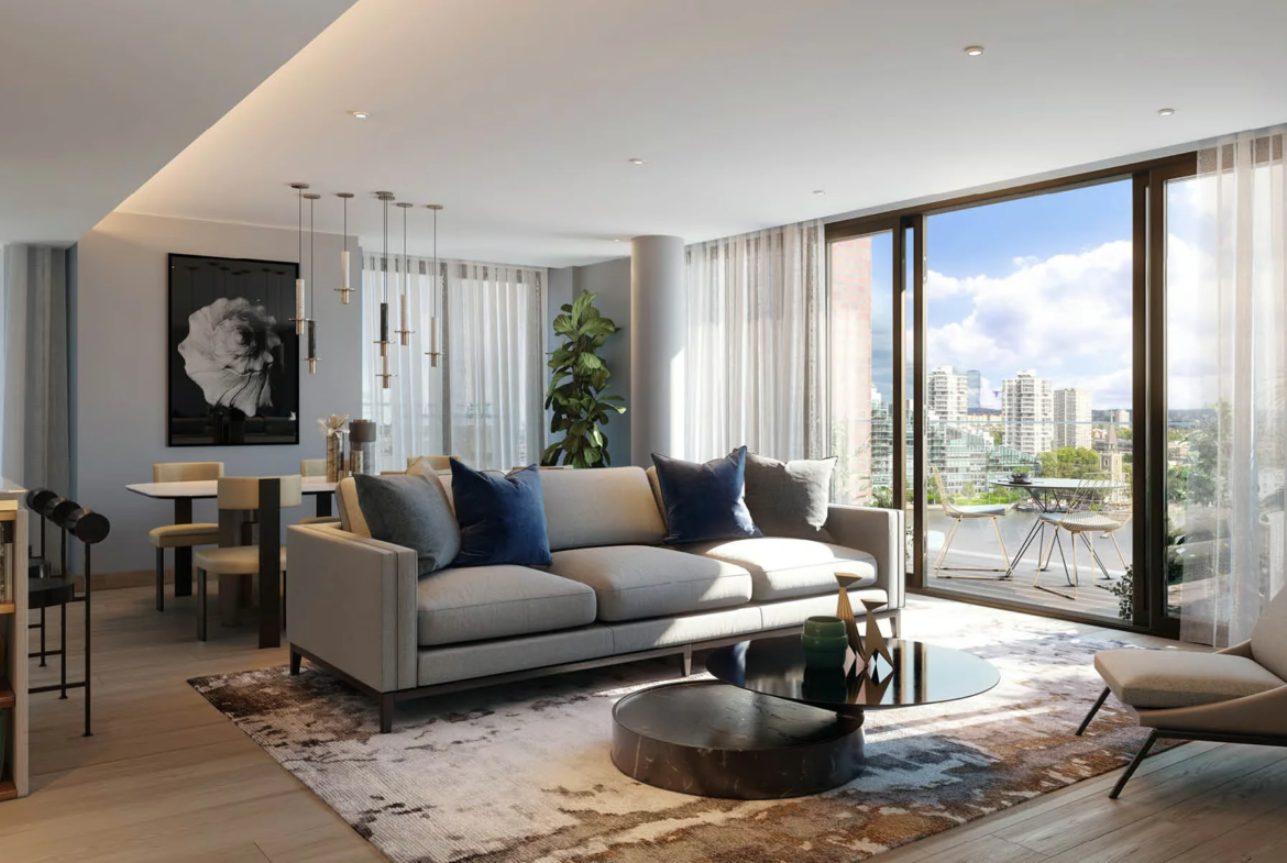 Powerhouse Chelsea Waterfront Lots Road Chelsea Sw10 0qd 5 Star Concierge Lobby Entrance Night Glass Exterior