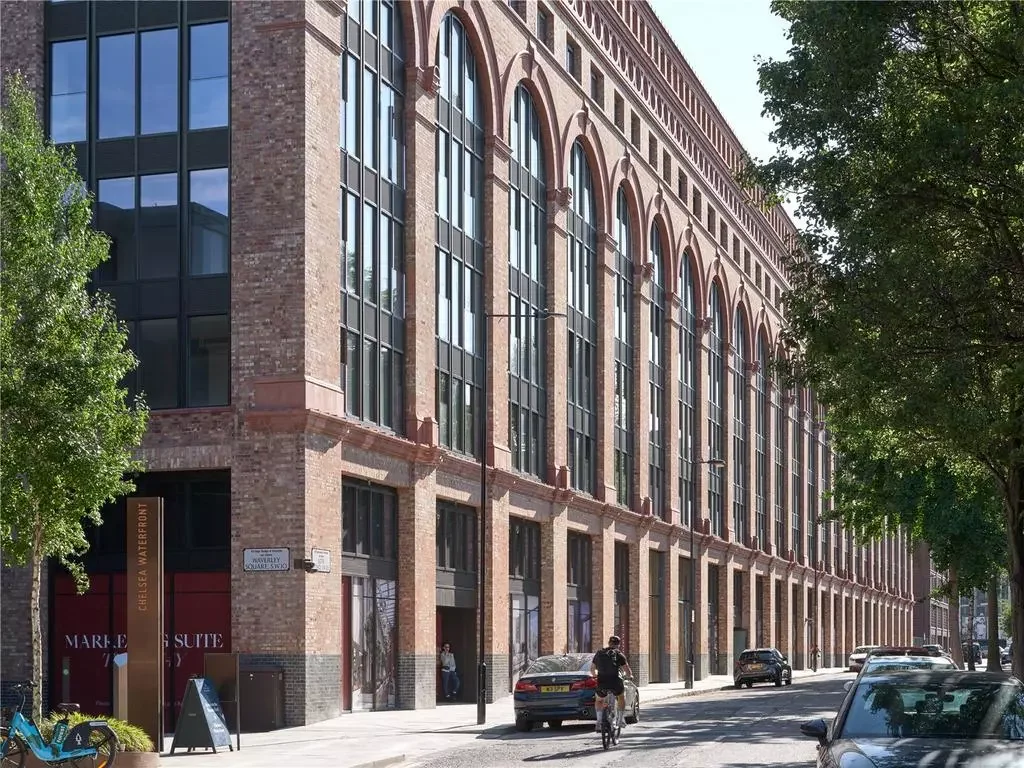 Powerhouse Chelsea Waterfront Lots Road Chelsea Sw10 0qd Luxury Lobby Marble Reception Desk Library Cgi