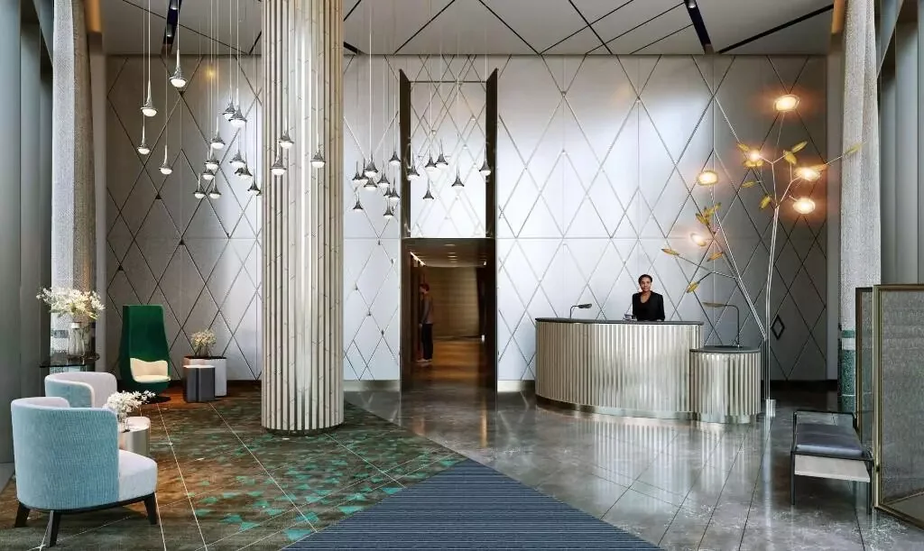 Powerhouse Chelsea Waterfront Lots Road Chelsea Sw10 0qd Master Bedroom Ribbed Headboard Pendant Lights