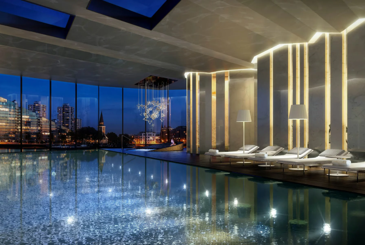 Powerhouse Chelsea Waterfront Lots Road Chelsea Sw10 0qd Residents Club Lounge Thames River View Dining