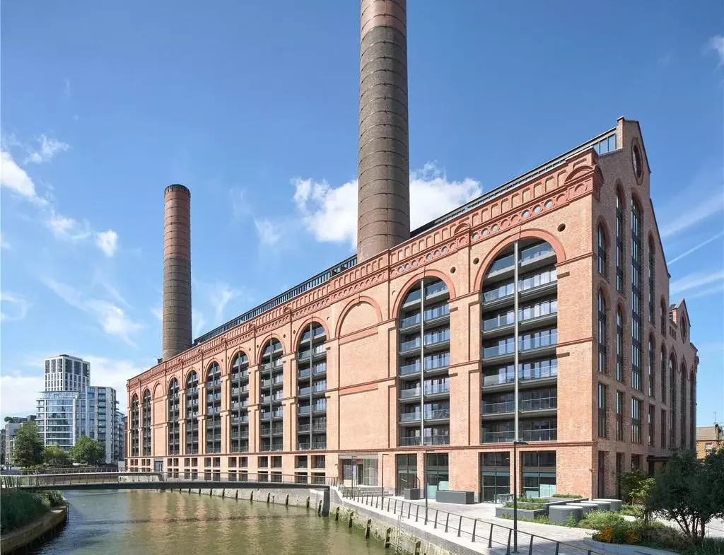 Powerhouse Chelsea Waterfront Lots Road Power Station Arched Facade Twin Chimneys London Sw10