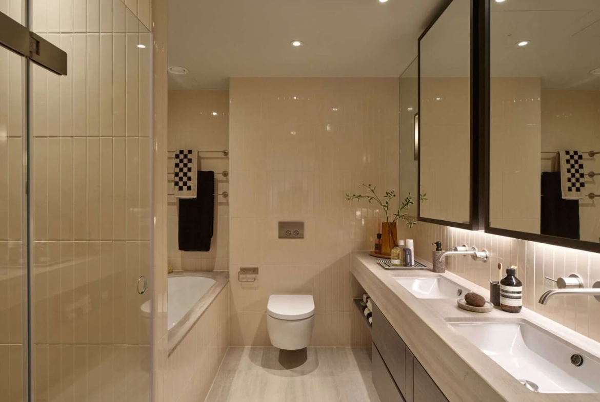 Powerhouse Chelsea Waterfront Sw10 0qd Bathroom Freestanding Bath Double Vanity London