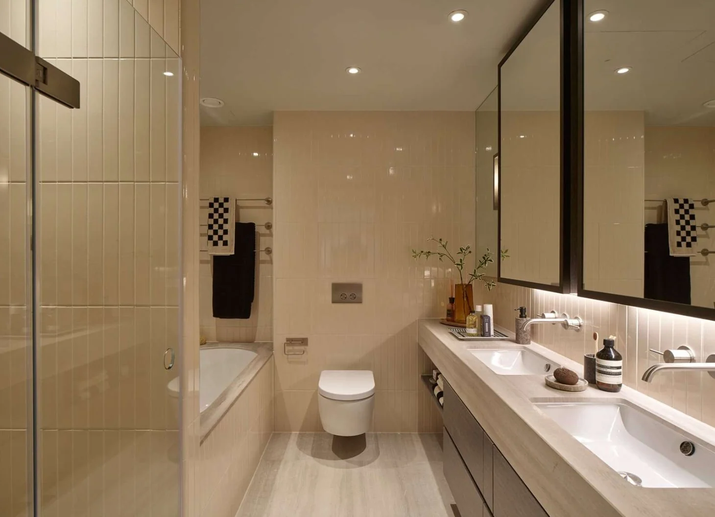 Powerhouse Chelsea Waterfront Sw10 0qd Bathroom Freestanding Bath Double Vanity London