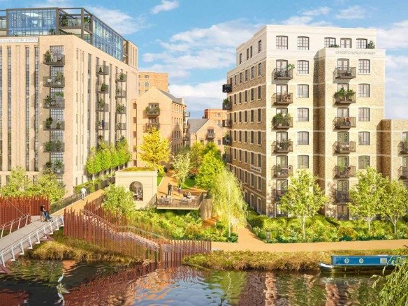 Reading Modern Apartments Exterior Brick Buildings