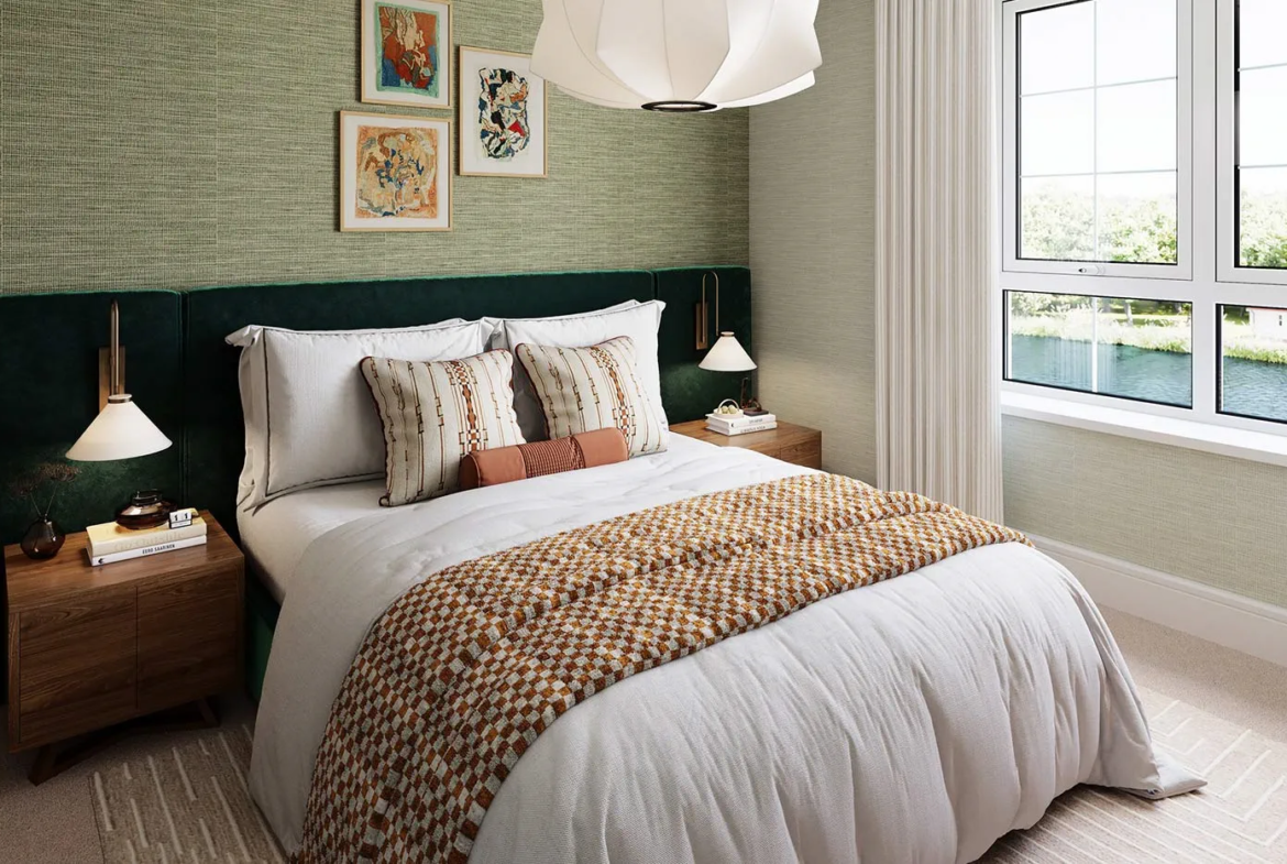 Reading Riverside Apartment Bedroom Modern