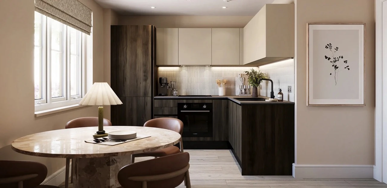 Reading Riverworks 3 Bedroom Apartment Modern Kitchen Dining