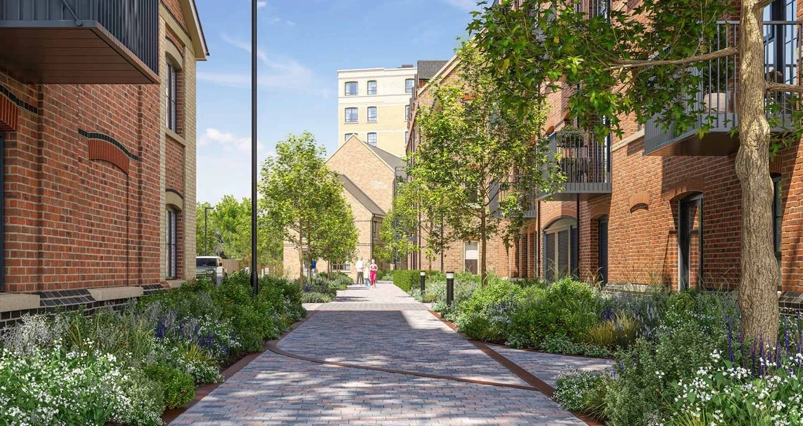 Reading Riverworks Exterior Riverside Development 3bed