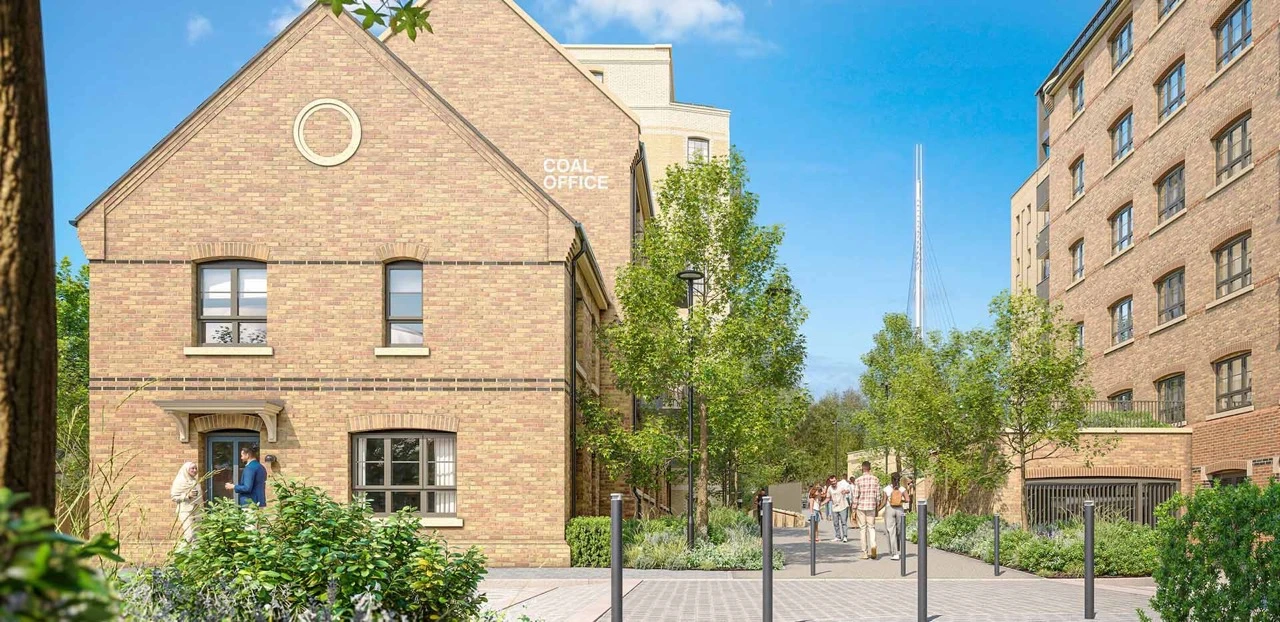 Reading Riverworks Modern Brick Buildings 3bed