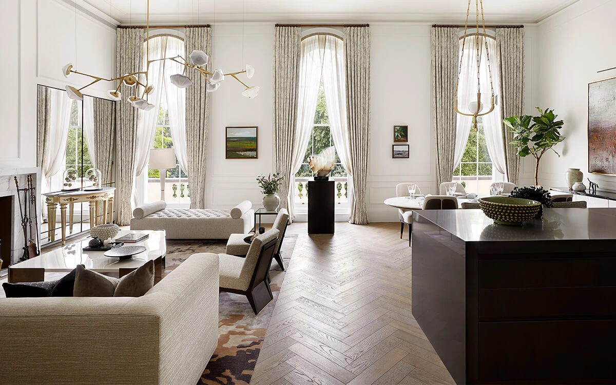 Regents Crescent Park Crescent Grand Reception Room Arched Windows Regents Park