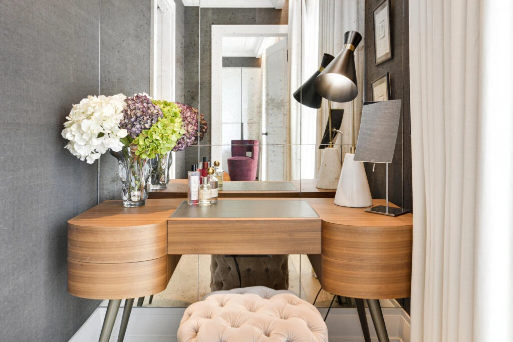 Regents Crescent Park Crescent Principal Bedroom Dressing Room Walnut Vanity