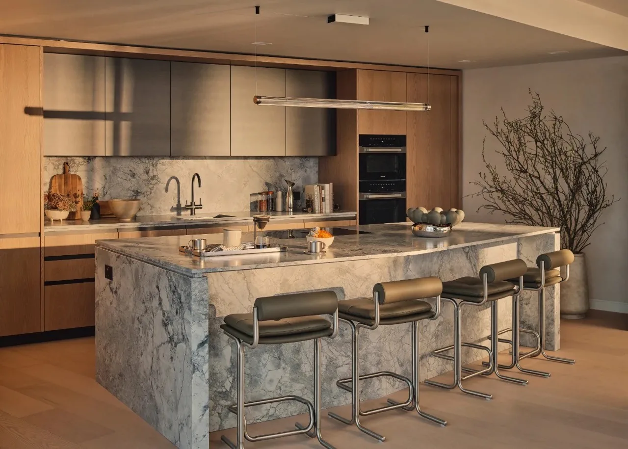 Seven Southbank Place Se1 Marble Bathroom Luxury Rain Shower Belvedere Road