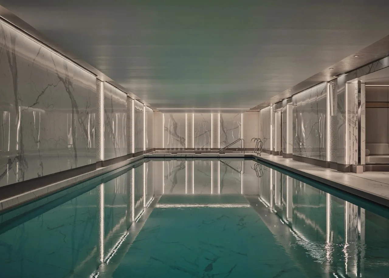 Seven Southbank Place Se1 Residents Indoor Swimming Pool Marble Luxury Amenity