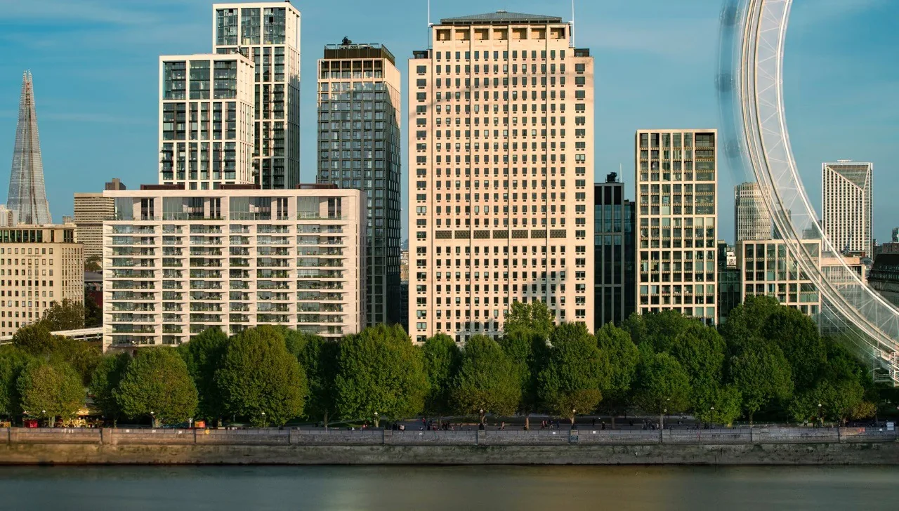 Seven Southbank Place Se1 Riverside Exterior Canary Wharf Qatari Diar Development