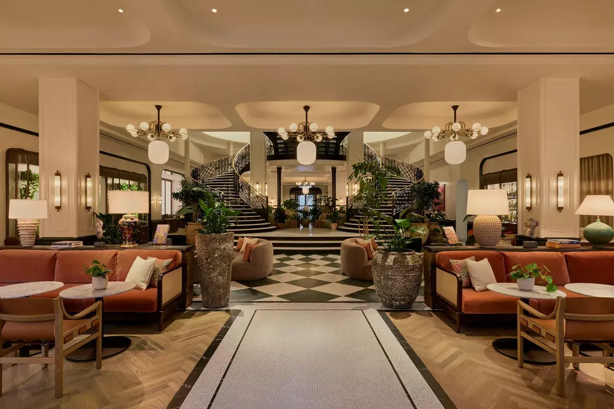 Six Senses London Hotel Lobby Grand Staircase The Whiteley Bayswater