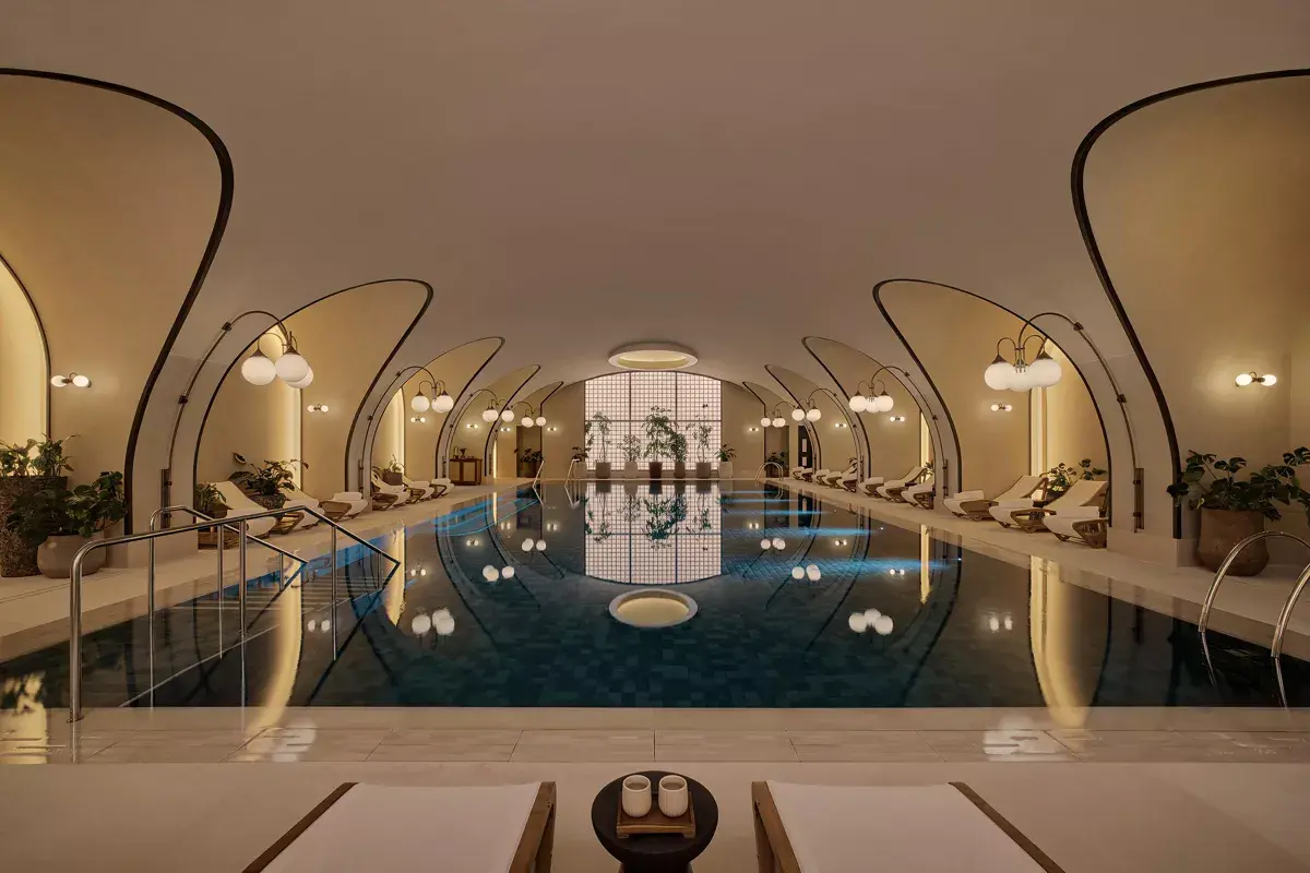 Six Senses Spa Indoor Swimming Pool The Whiteley Residences London