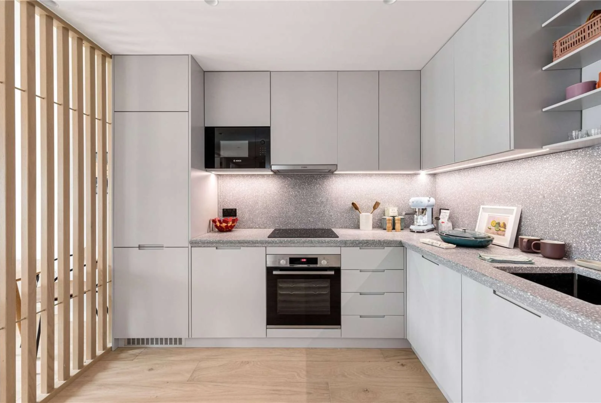 Smokehaus Bayford Street E8 3se Kitchen Bosch Appliances Terrazzo Worktop London Fields