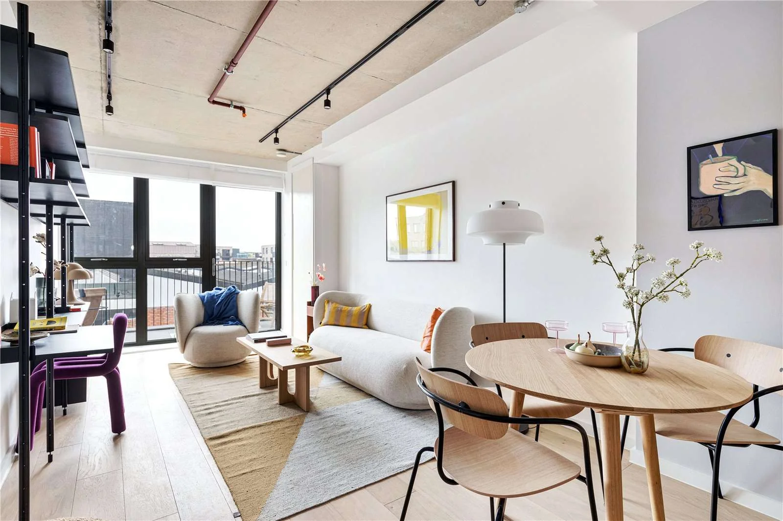 Smokehaus Bayford Street E8 3se Open Plan Living Dining Room Industrial Ceiling London Fields