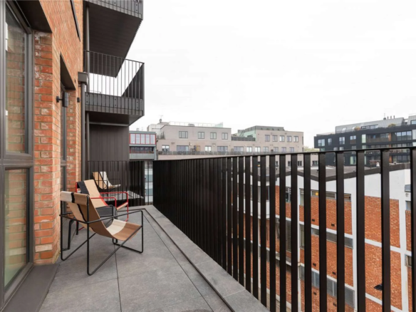 Smokehaus Bayford Street E8 3se Private Terrace Balcony Industrial Brick Facade E8