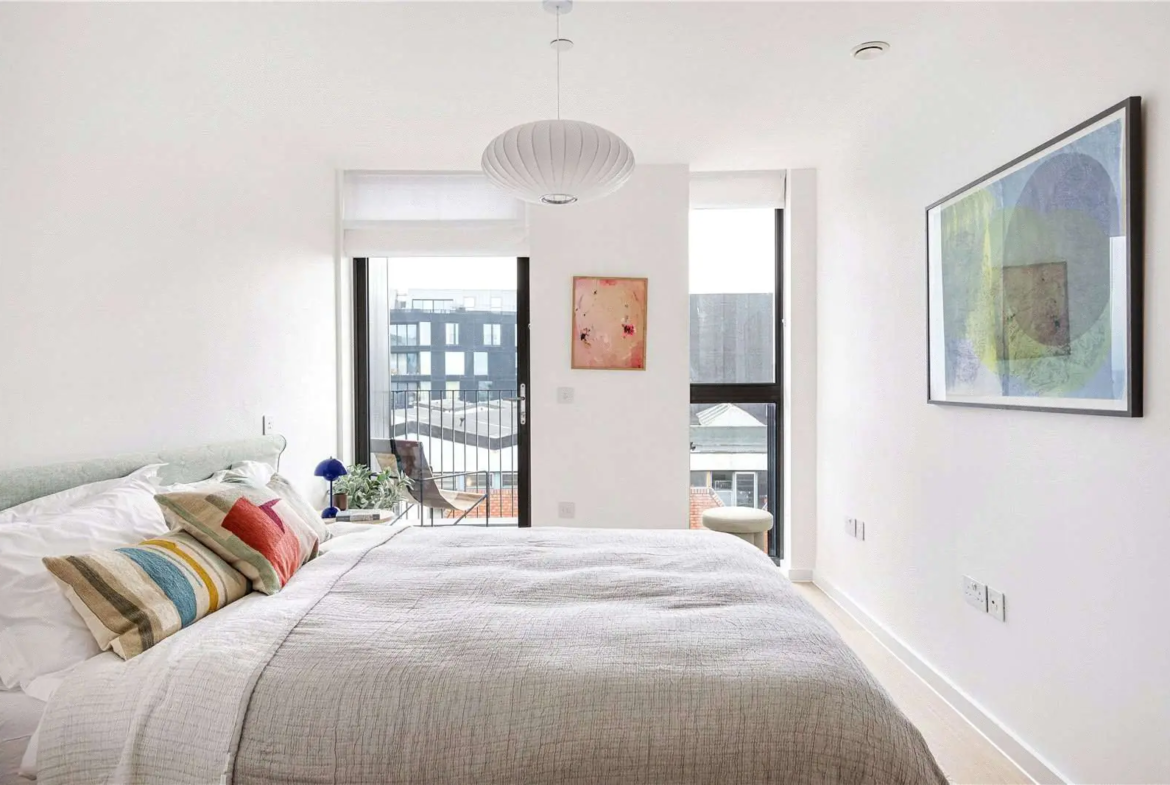 Smokehaus London Fields E8 Double Bedroom Balcony Access City Views