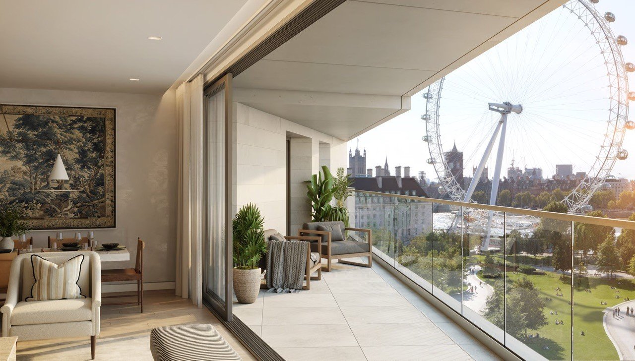 Southbank Place Se1 Balcony London Eye View