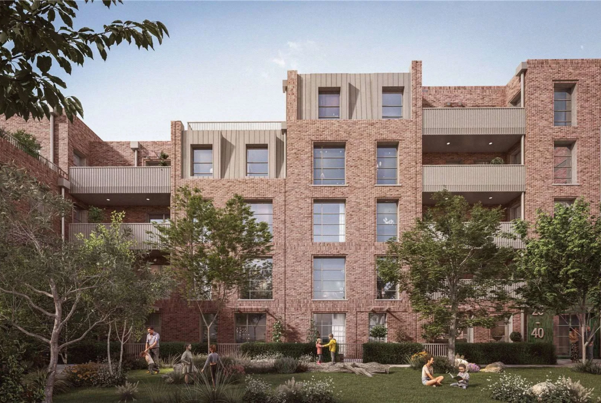 The Langdon 35 Byron Street E14 London Landscaped Courtyard Brick Facade Balconies Build Poplar