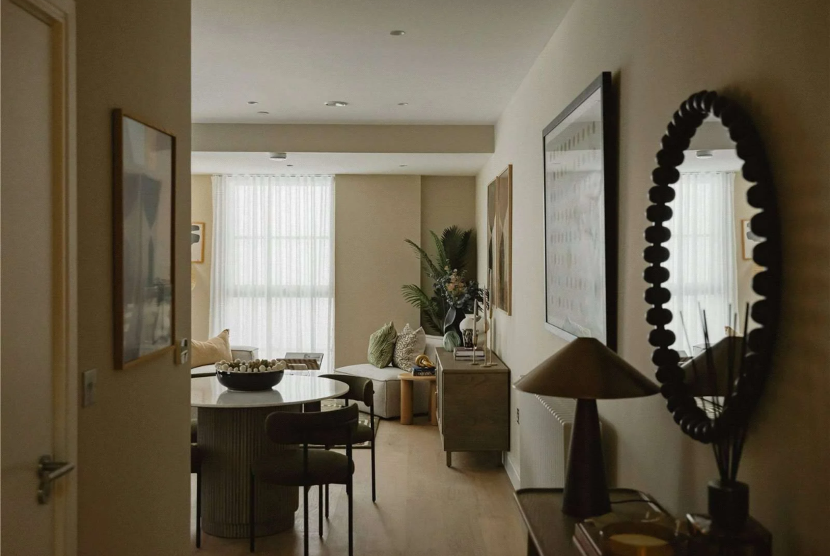 The Langdon Byron Street E14 London Hallway Entrance Open Plan Living Area Development East London