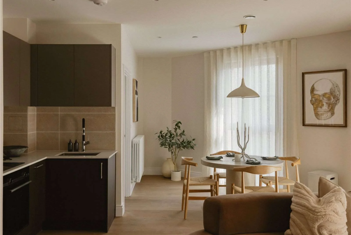 The Langdon Byron Street E14 Open Plan Kitchen Dining Room Show Flat