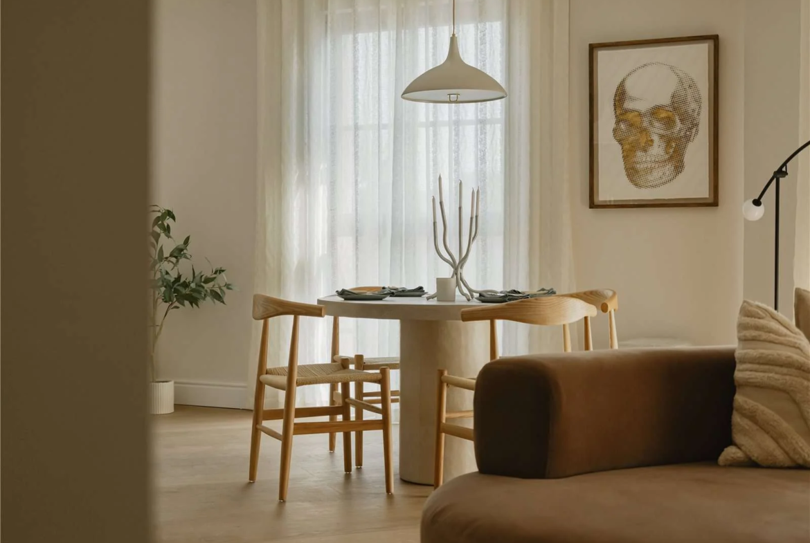 The Langdon Poplar London E14 Dining Area South Facing Natural Light