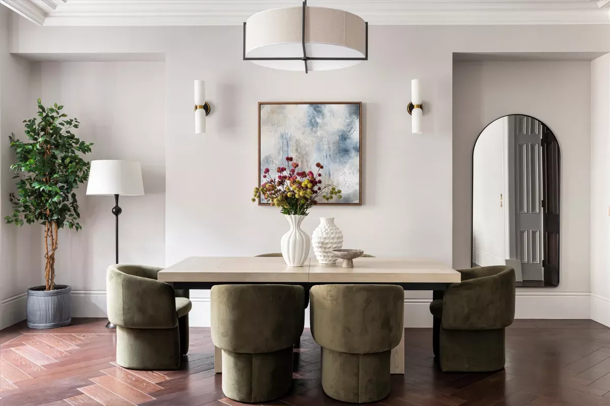 The Owo Whitehall London Dining Area Modern