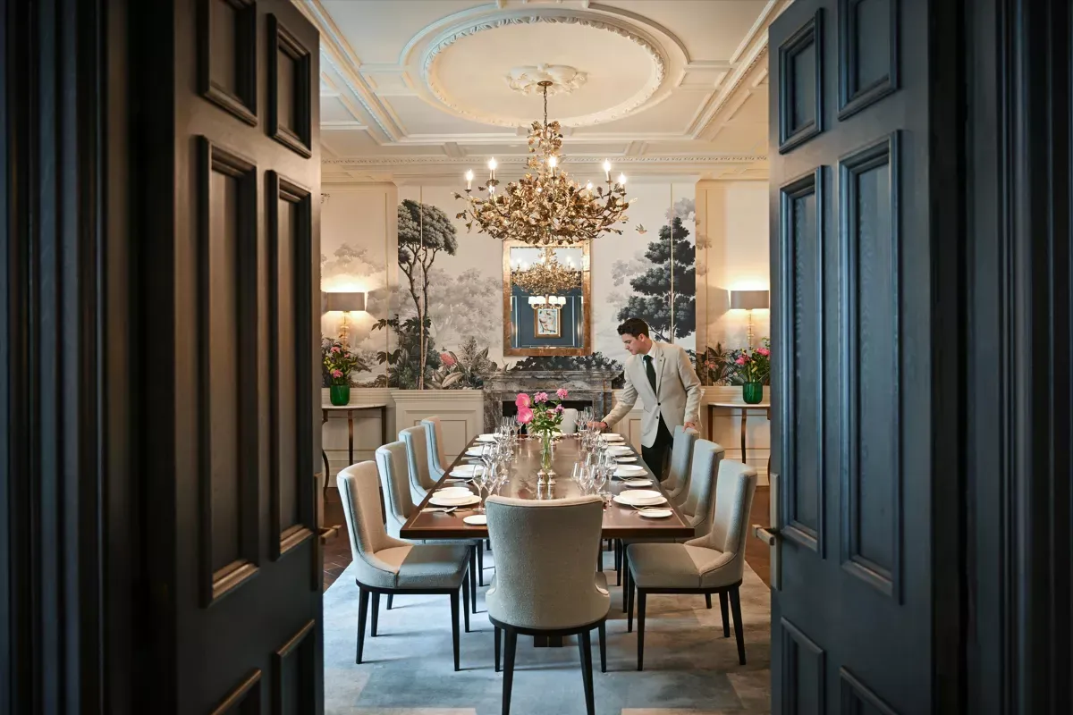 The Owo Whitehall London Dining Room Luxury Interior
