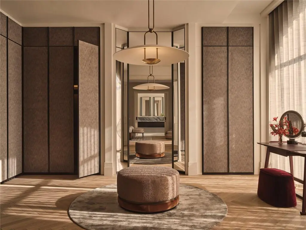 The Whiteley Apartment Luxury Bedroom Dressing Room Suite London