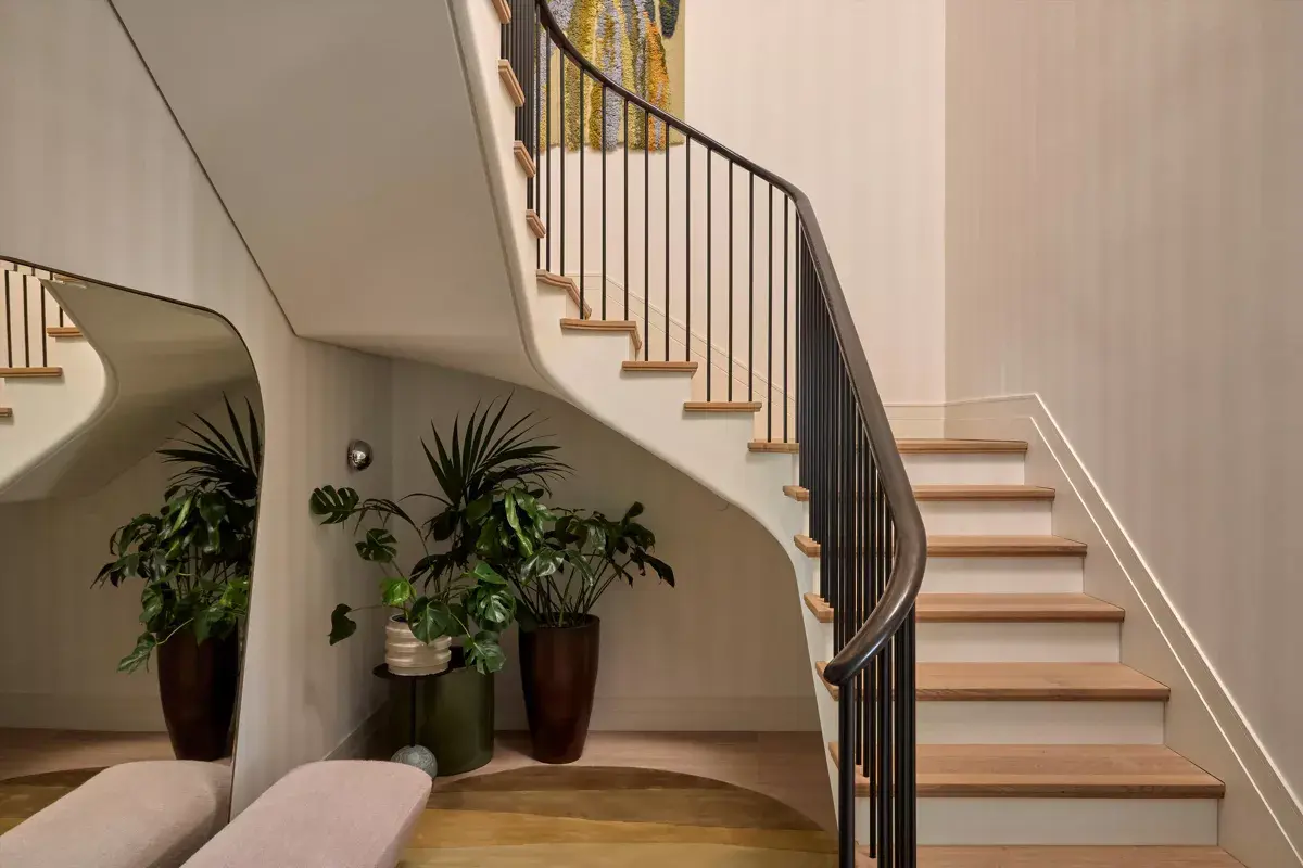 The Whiteley Clock Tower Apartment Grand Staircase Interior London