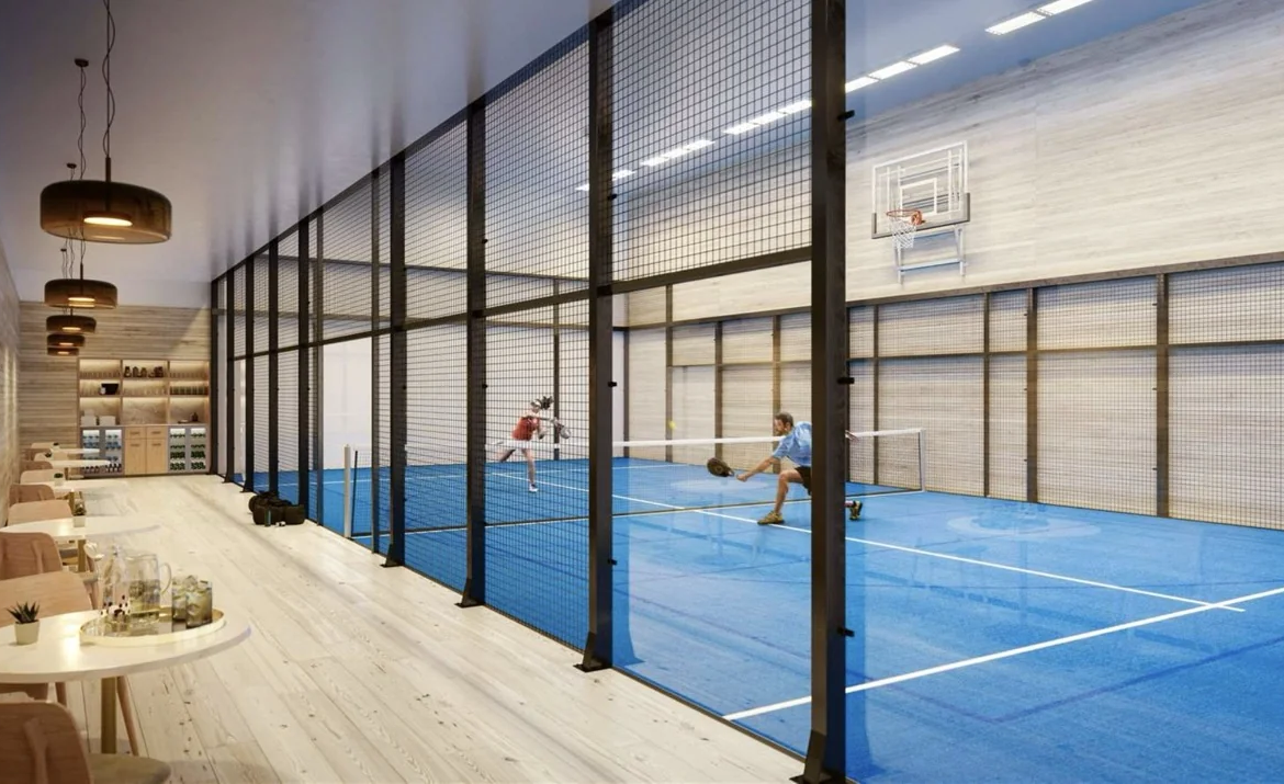 The Whiteley Padel Court Luxury Facilities