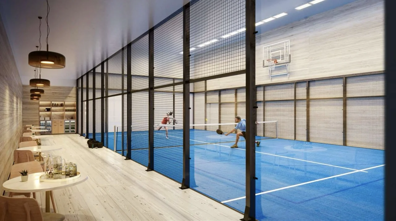 The Whiteley Padel Court Luxury Facilities