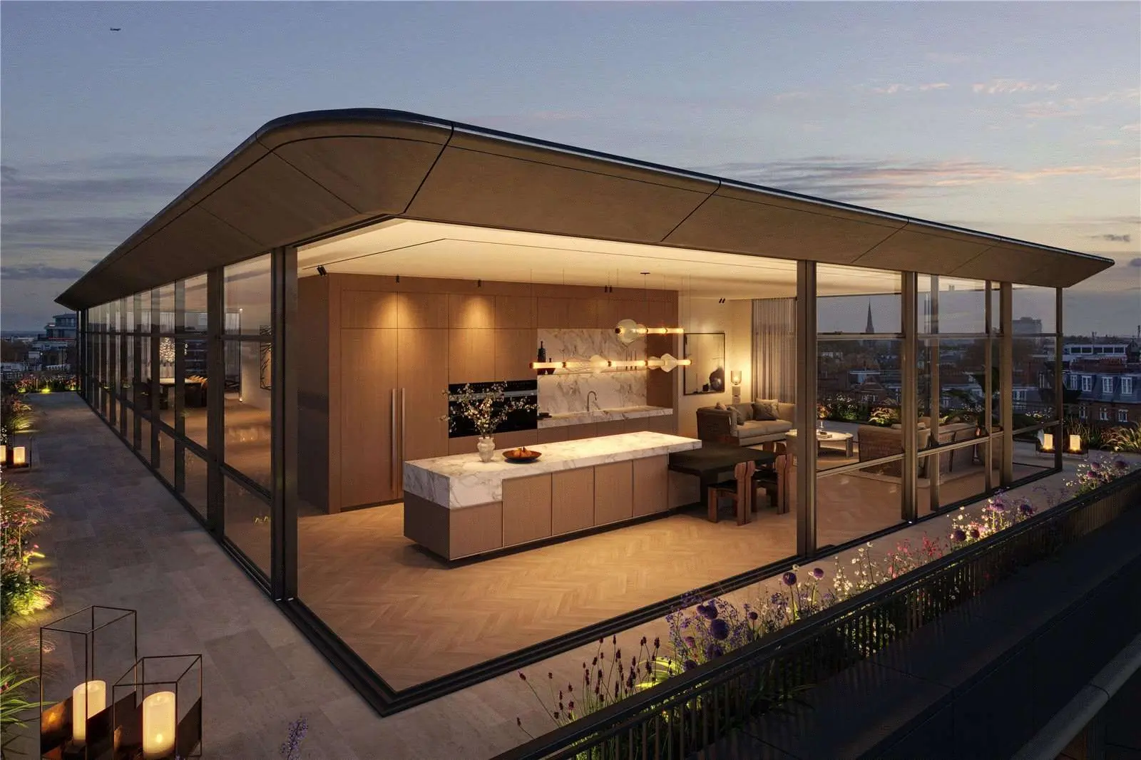 The Whiteley Penthouse 901 Central Rooftop Kitchen 2000sqft Terrace London