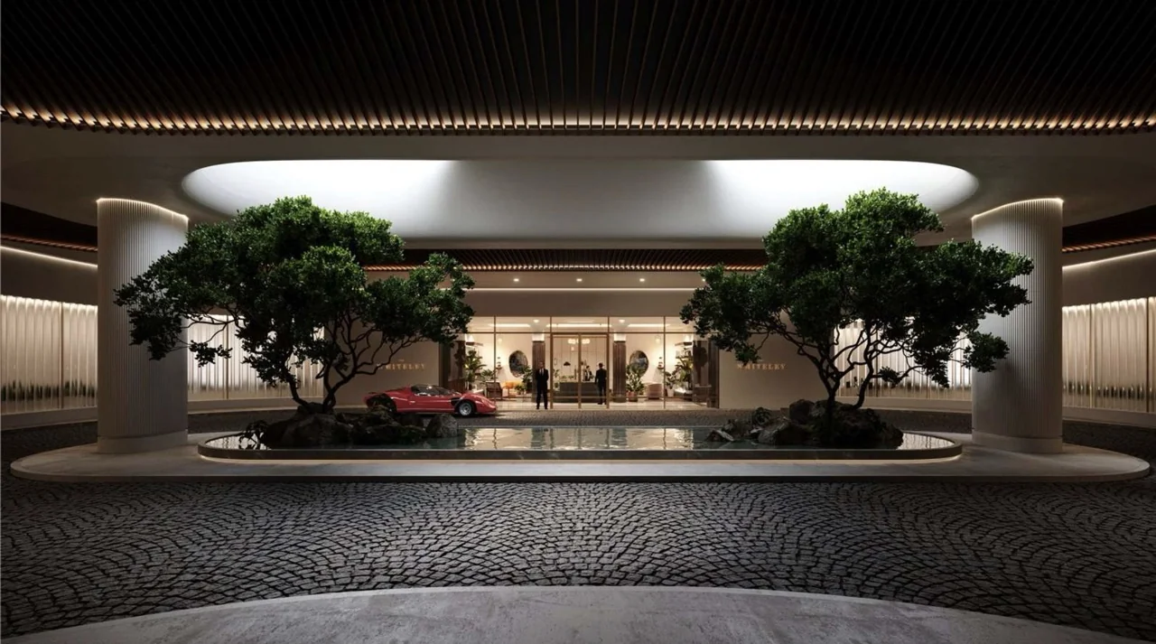 The Whiteley Penthouse Interior Sunset Living Space London