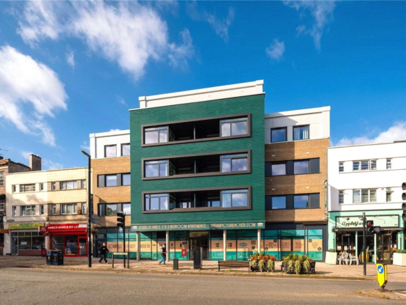 Urban Picturehouse 155 Station Road Sidcup Da15 Green Brick Facade High Street Location Art Deco Heritage Development