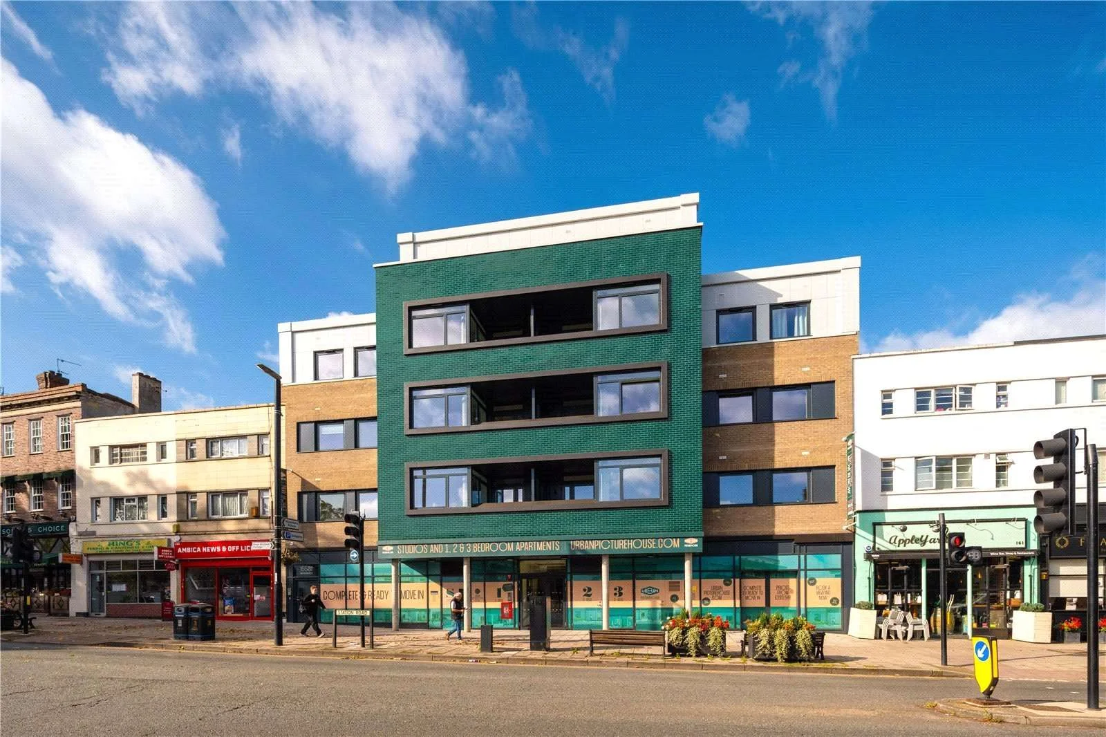 Urban Picturehouse 155 Station Road Sidcup Da15 Green Brick Facade High Street Location Art Deco Heritage Development