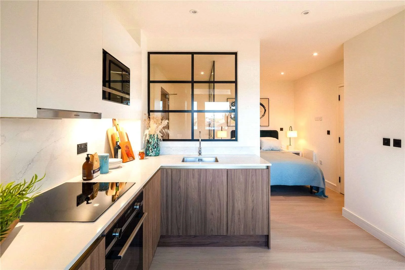 Urban Picturehouse 155 Station Road Sidcup Da15 Kitchen Quartz Worktop Crittall Window Sleeping Zone Build