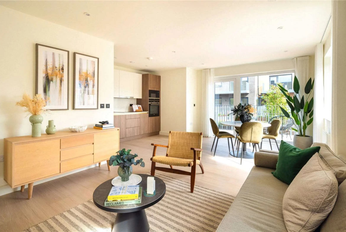 Urban Picturehouse Sidcup Da15 London Open Plan Living Dining Kitchen Balcony Apartment