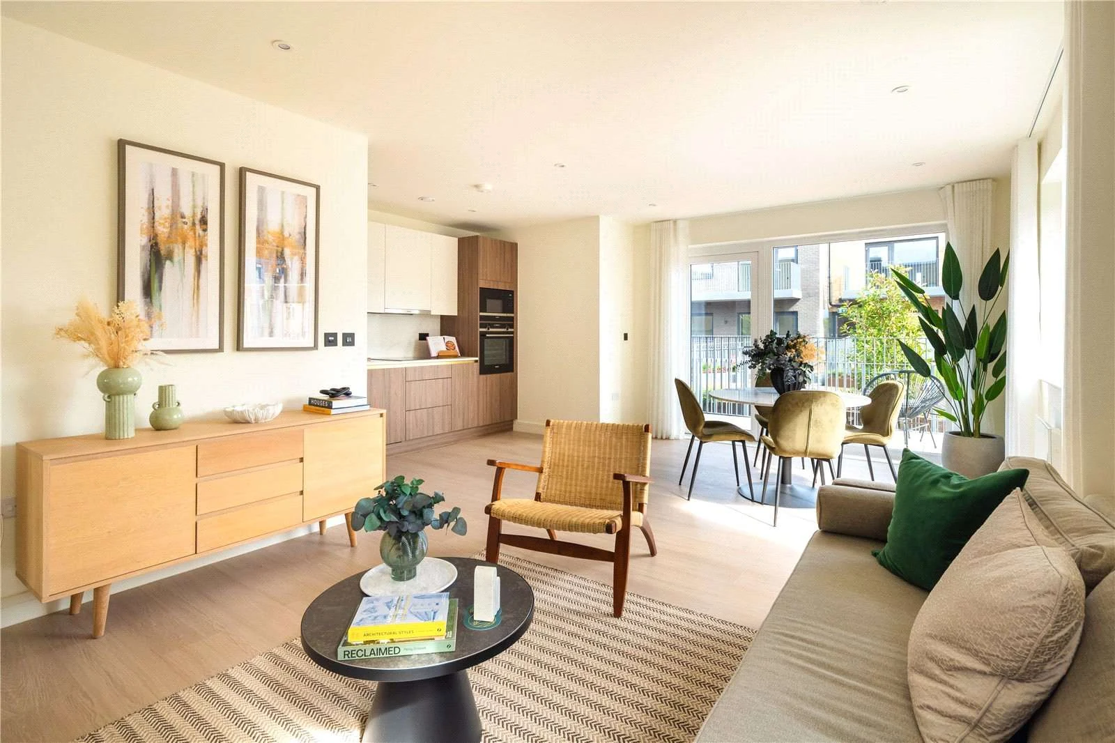 Urban Picturehouse Sidcup Da15 London Open Plan Living Dining Kitchen Balcony Apartment