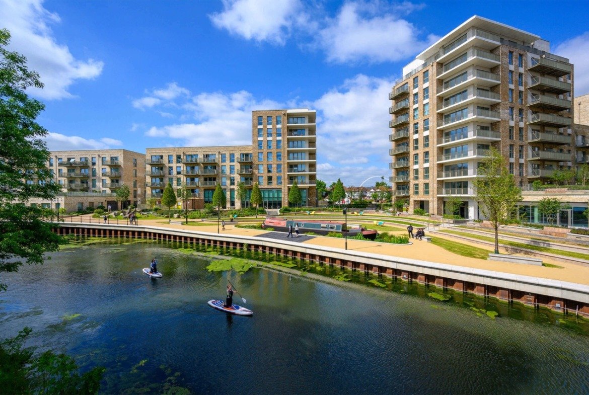 1 Bedroom Apartment for Sale Wembley London with Canal Living and High Growth Potential