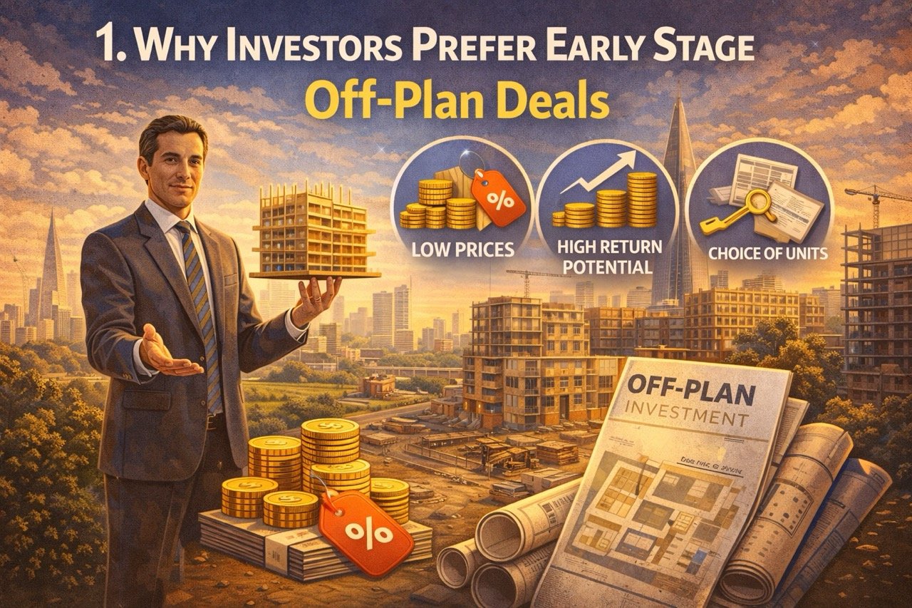 why investors prefer early stage off plan deals showing lower prices higher returns and early investment advantages