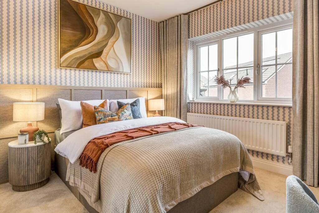 Winterbrook Meadows Bedroom Patterned Wall