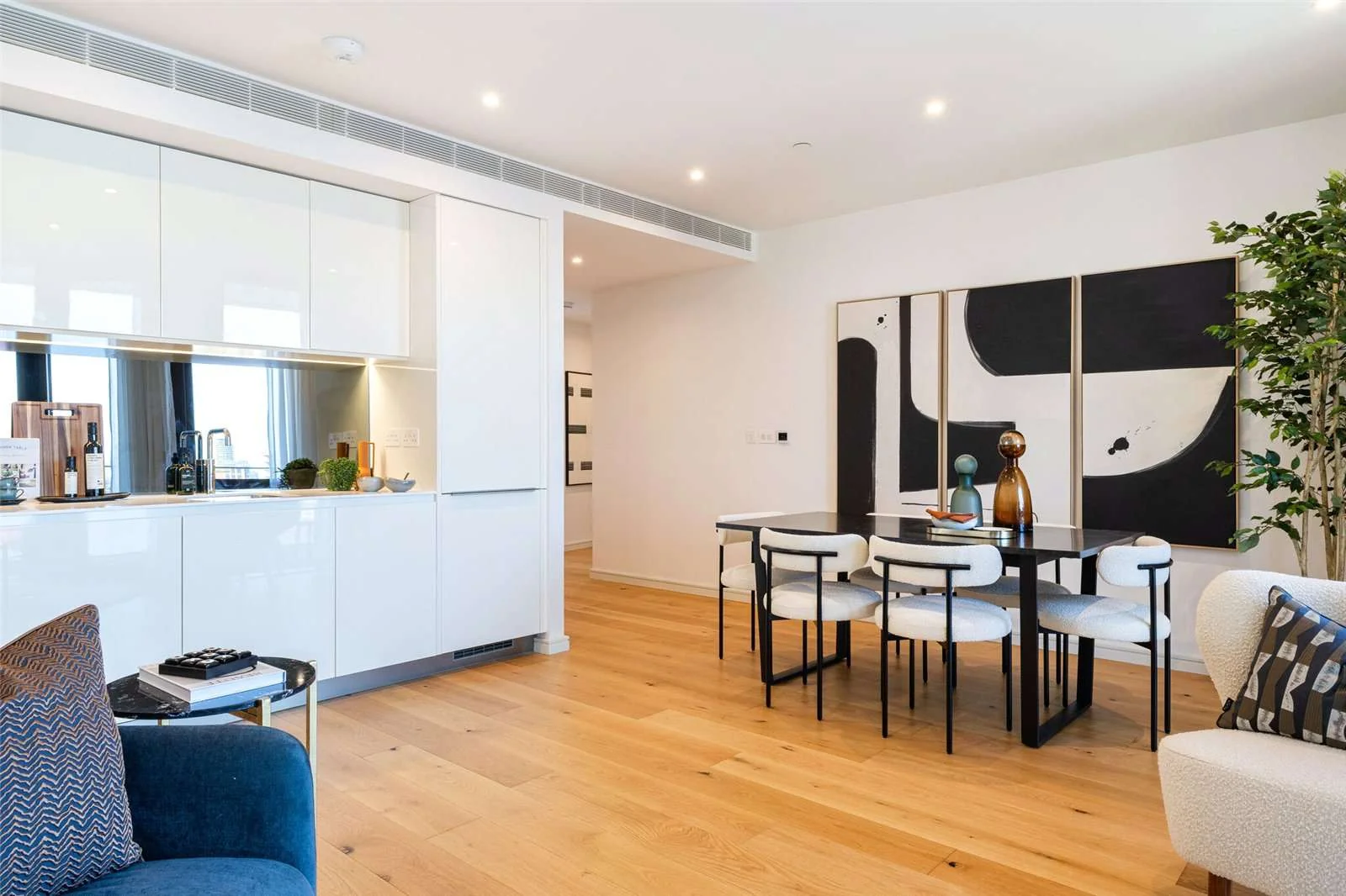 9 Eastfields Riverside Quarter Wandsworth Sw18 Open Plan Kitchen Dining Room Luxury Apartment London