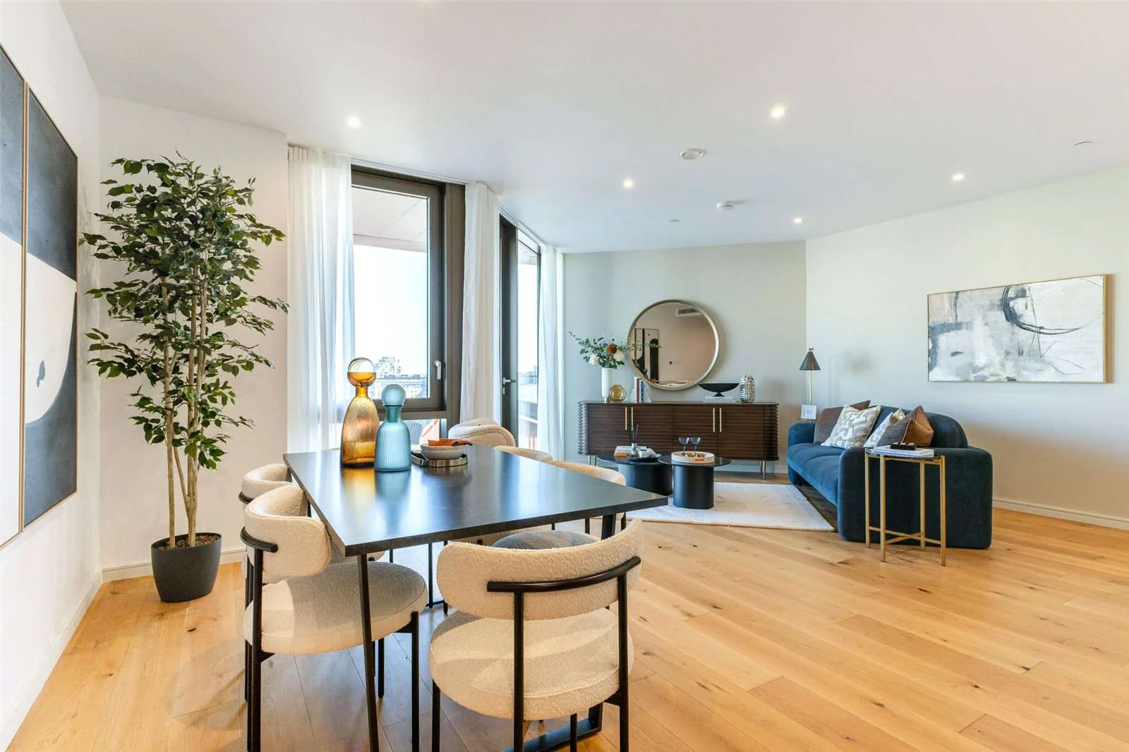 9 Eastfields Riverside Quarter Wandsworth Sw18 Open Plan Living Dining Room River Views London