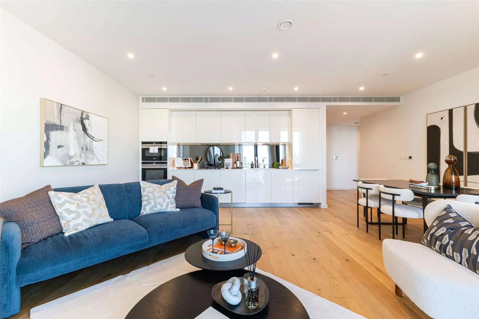 9 Eastfields Riverside Quarter Wandsworth Sw18 Open Plan Living Kitchen Dining Room Overview London